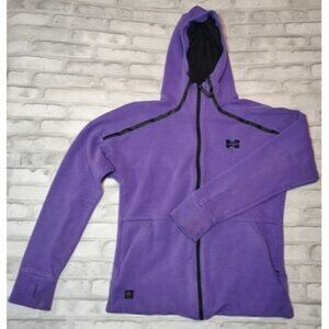 Stormtech Womens Purple Full-Zip Hoodie W/ Pockets & Harder Logo L/G Vintage Y2K